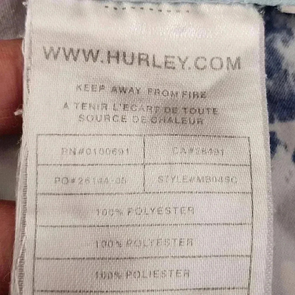 Hurley Floral Printed Men's Swim Trunks  34 - Picture 7 of 7
